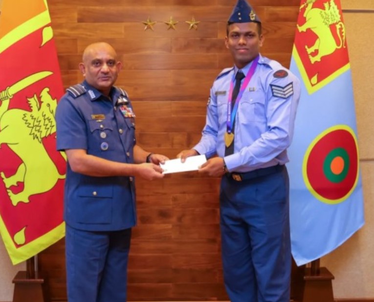 Rumesh Tharanga on being promoted to the rank of Sergeant